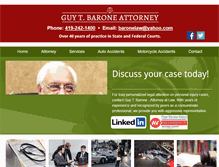 Tablet Screenshot of barone-lawoffices.com